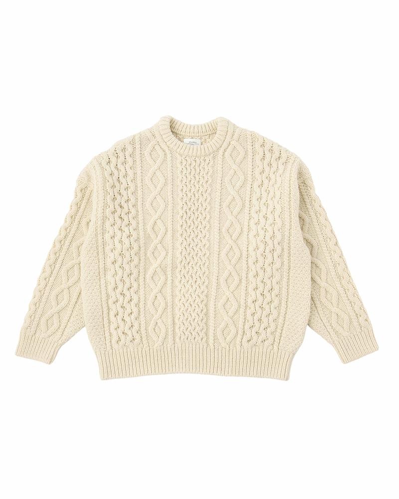 中村ヒロキ着用 新品未使用 visvim Amplus crew neck sweater L/S（W/L ...